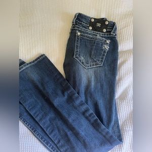 Y2k miss me jeans size with gems